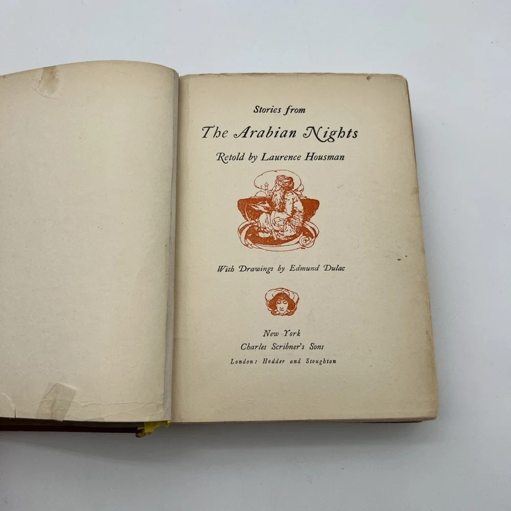 Stories from the Arabian Nights by Laurence Houseman Illust by Edmund Dulac 1907